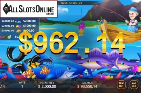 Win Screen. Fishing Expedition from KA Gaming