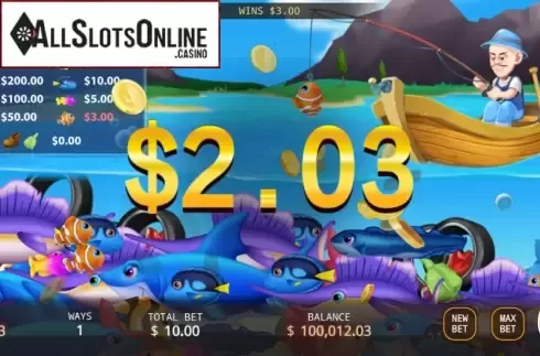 Win Screen. Fishing Expedition from KA Gaming