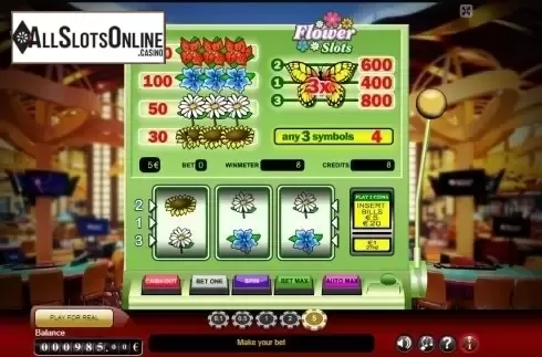 Win Screen. Flower Slots from GameScale