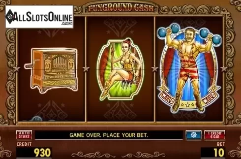Screen3. Funground Cash from Merkur