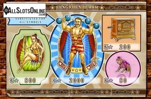 Screen2. Funground Cash from Merkur