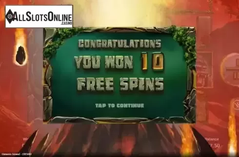 Free Spins Win Screen 2