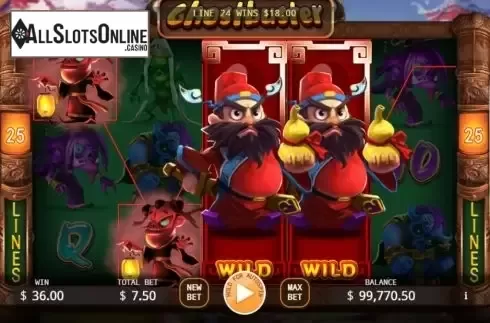 Win screen 2. Ghostbuster from KA Gaming