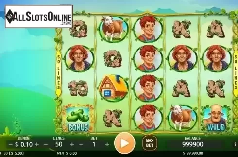 Reel screen. Giants from KA Gaming