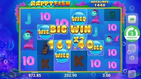 Happy Fish slot screenshot 5
