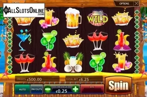 Reel screen. Happy Hour (MultiSlot) from MultiSlot