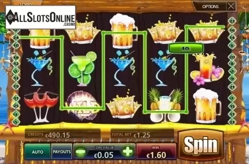 Wild Win screen. Happy Hour (MultiSlot) from MultiSlot