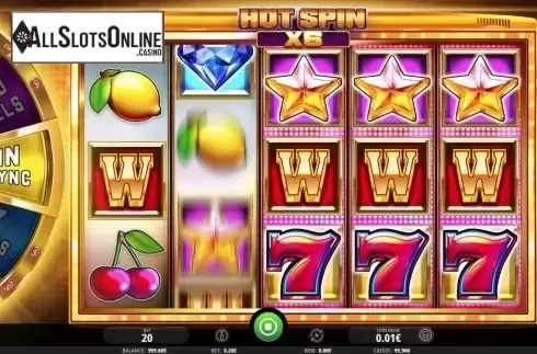 Sync reels screen. Hot Spin Deluxe from iSoftBet