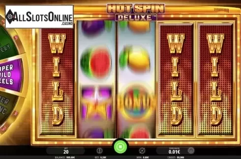 Super wild reels screen. Hot Spin Deluxe from iSoftBet