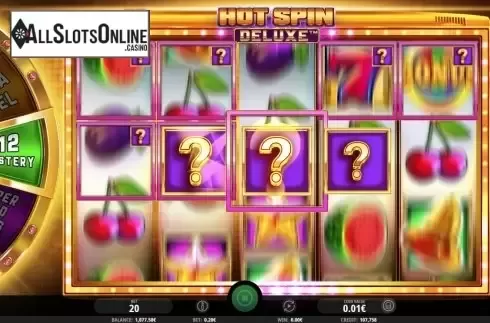 Mystery symbol screen. Hot Spin Deluxe from iSoftBet