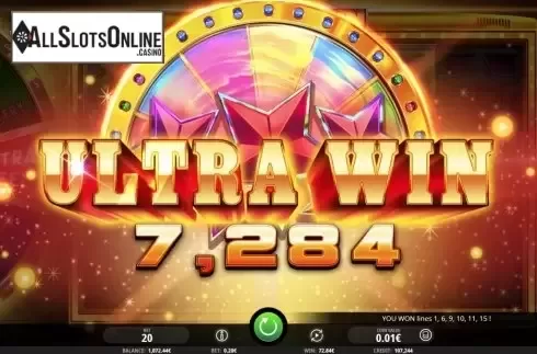 Ultra win screen. Hot Spin Deluxe from iSoftBet