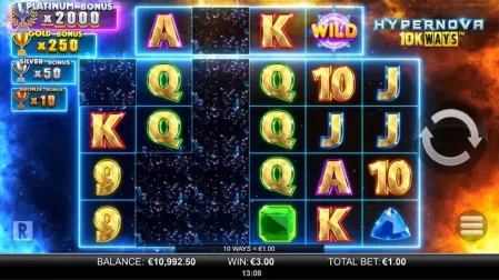 Hypernova 10K Ways slot screenshot 2