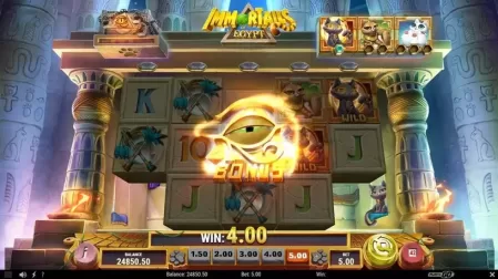 ImmorTails of Egypt slot screenshot 4