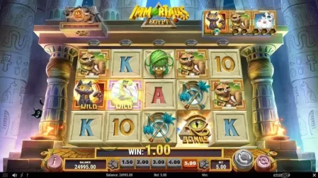 ImmorTails of Egypt slot screenshot 2