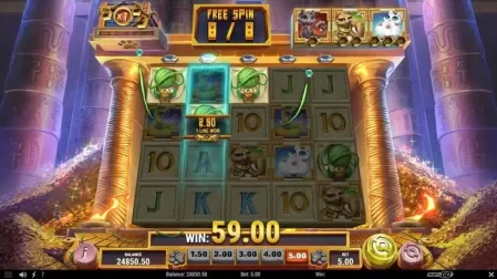 ImmorTails of Egypt slot screenshot 5