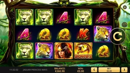 Jaguar Princess slot screenshot 1