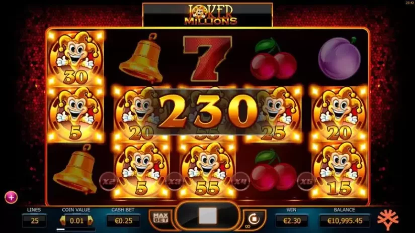 Joker Millions slot screenshot 3