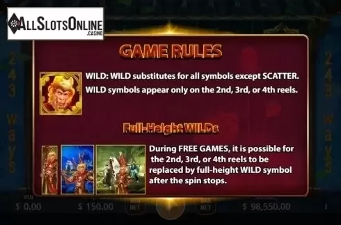 Features. Journey to the West (KA Gaming) from KA Gaming