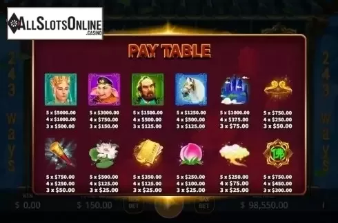 Lines. Journey to the West (KA Gaming) from KA Gaming