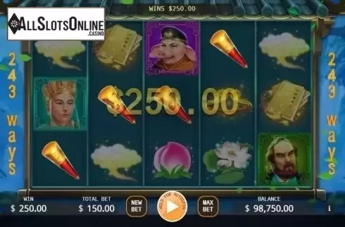 Win Screen. Journey to the West (KA Gaming) from KA Gaming