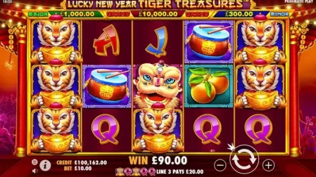 Lucky New Year – Tiger Treasures slot screenshot 6