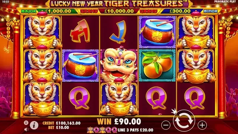 Lucky New Year – Tiger Treasures slot screenshot 6