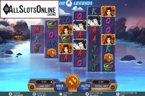 Reel Screen. Lunar Legends from GamePlay
