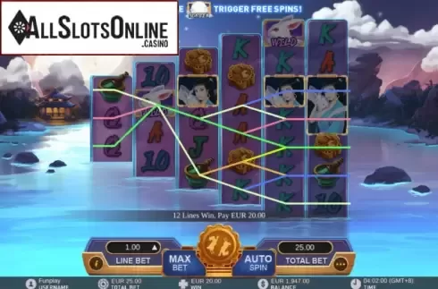 Win Screen. Lunar Legends from GamePlay