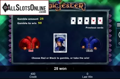 Screen 2. Magic Jester from Greentube