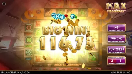 Max Megaways slot screenshot 6