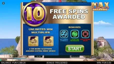 Max Megaways slot screenshot 4