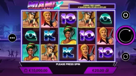 MiamiX slot screenshot 1