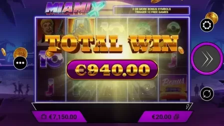 MiamiX slot screenshot 6