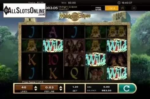 Free Spins 2. Midnight Eclipse from High 5 Games
