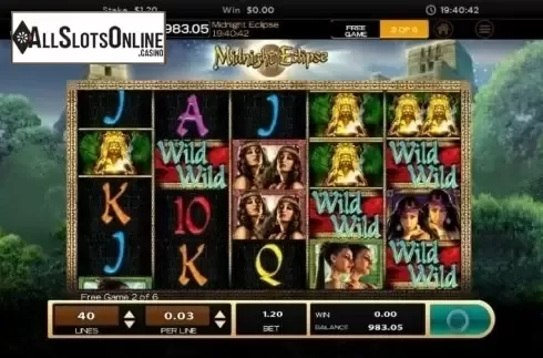 Free Spins 3. Midnight Eclipse from High 5 Games