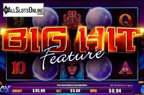 Big Heat Feature. Mystic Moon: Big Hit Bonanza from Ainsworth