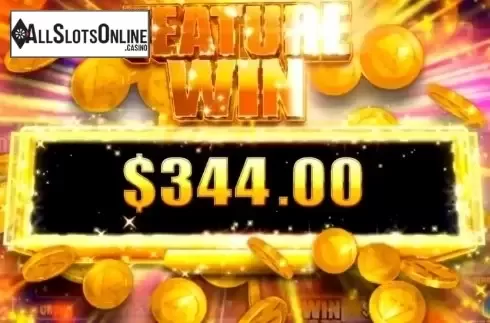 Win Screen . Mystic Moon: Big Hit Bonanza from Ainsworth