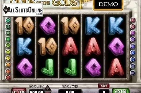 Screen5. Odds of the Gods from Mazooma