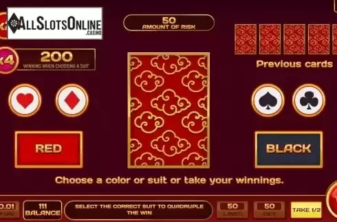 Risk Game screen