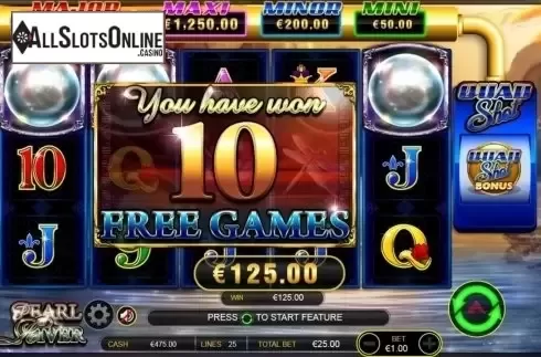 Won free games. Pearl River from Ainsworth