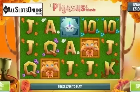 Reels screen. Pigasus from Slingo Originals
