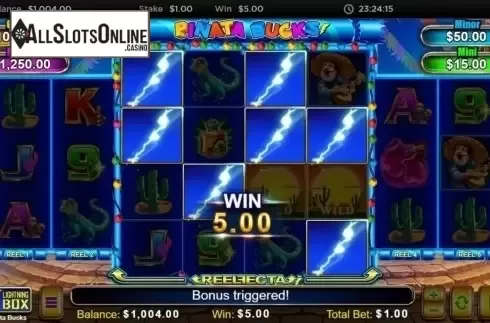 Bonus Game 1. Pinata Bucks from Lightning Box