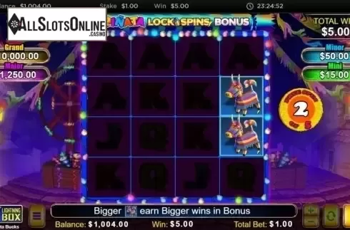 Bonus Game 3. Pinata Bucks from Lightning Box