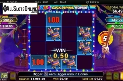 Bonus Game 4. Pinata Bucks from Lightning Box