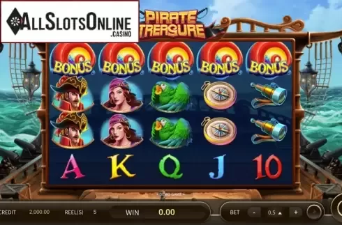 Reel Screen. Pirate Treasure (JDB) from JDB168