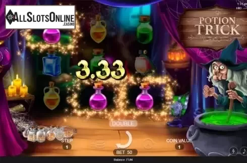 Win screen. Potion Trick from Espresso Games