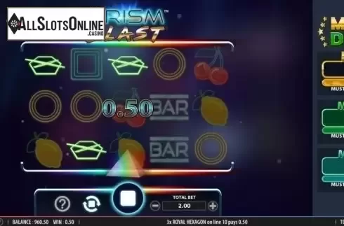 Win Screen 2. Prism Blast from Red7
