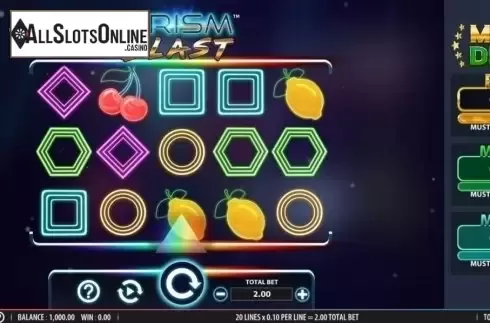 Reel Screen. Prism Blast from Red7