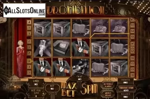 Win screen. Prohibition from Evoplay Entertainment