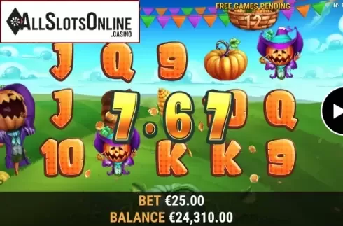 Win screen 2. Pumpkin Patch from Habanero